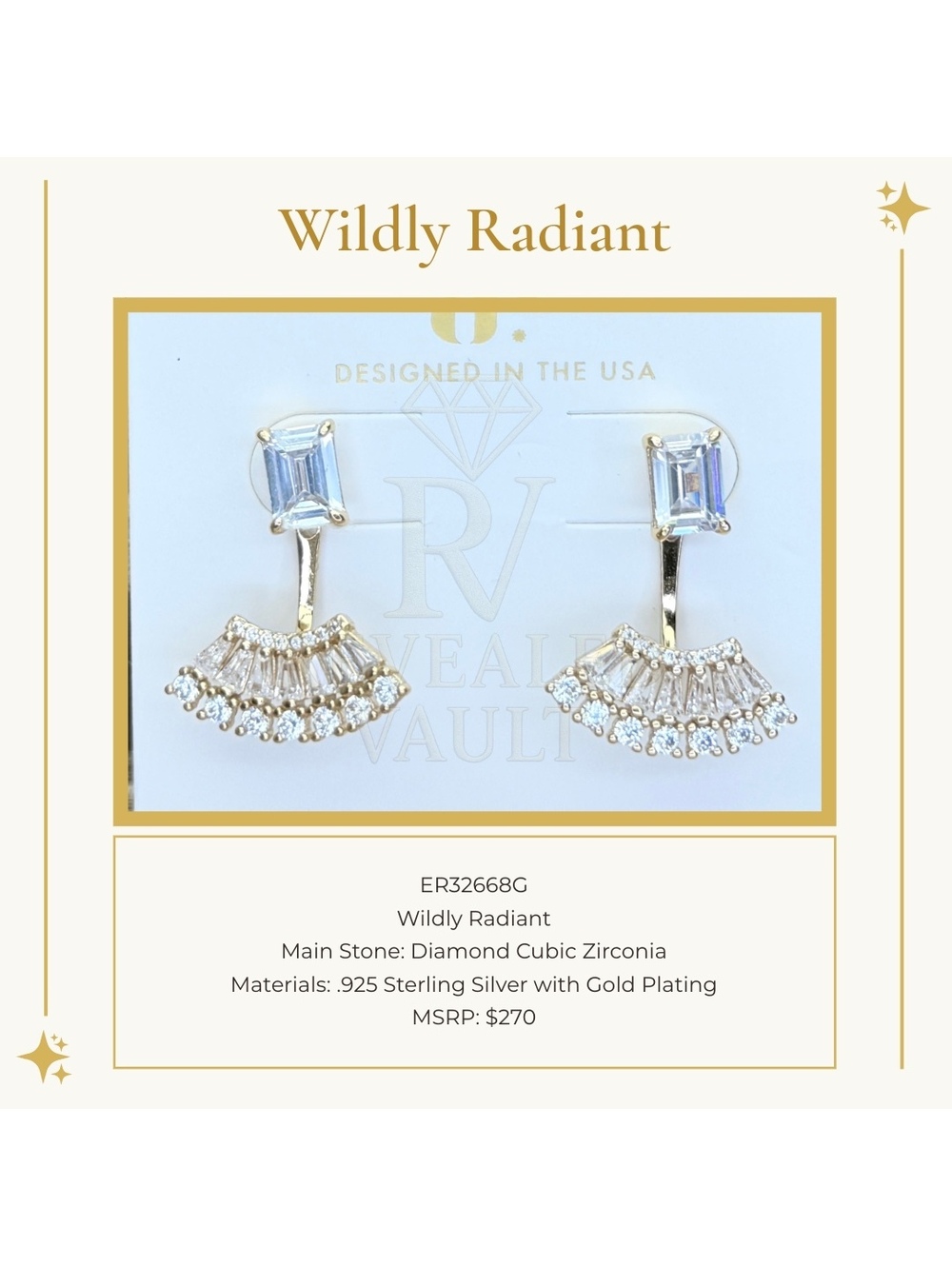 Wildly Radiant - Sterling Club Vermeil